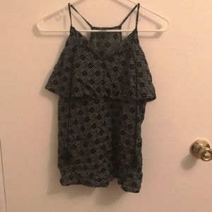 Tassle front womens tank